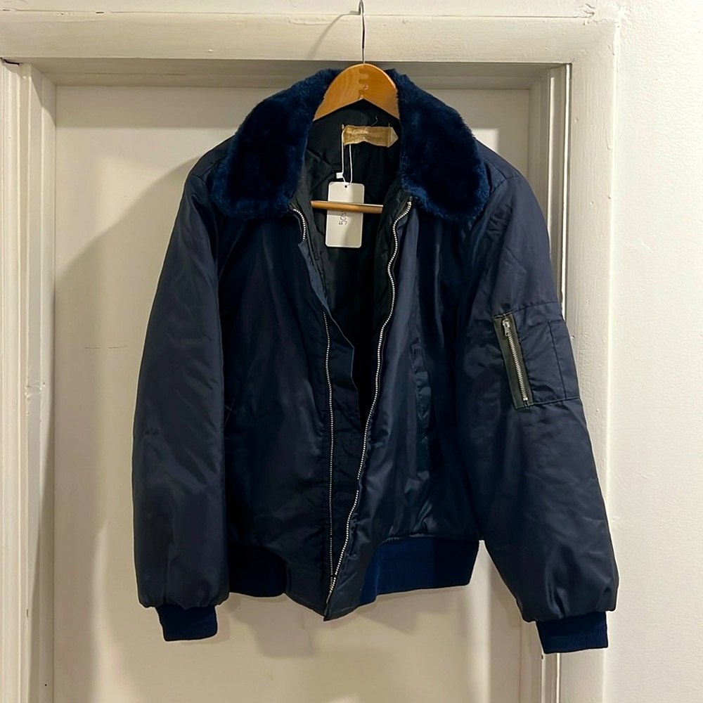 1950s Flight Jacket - Navy